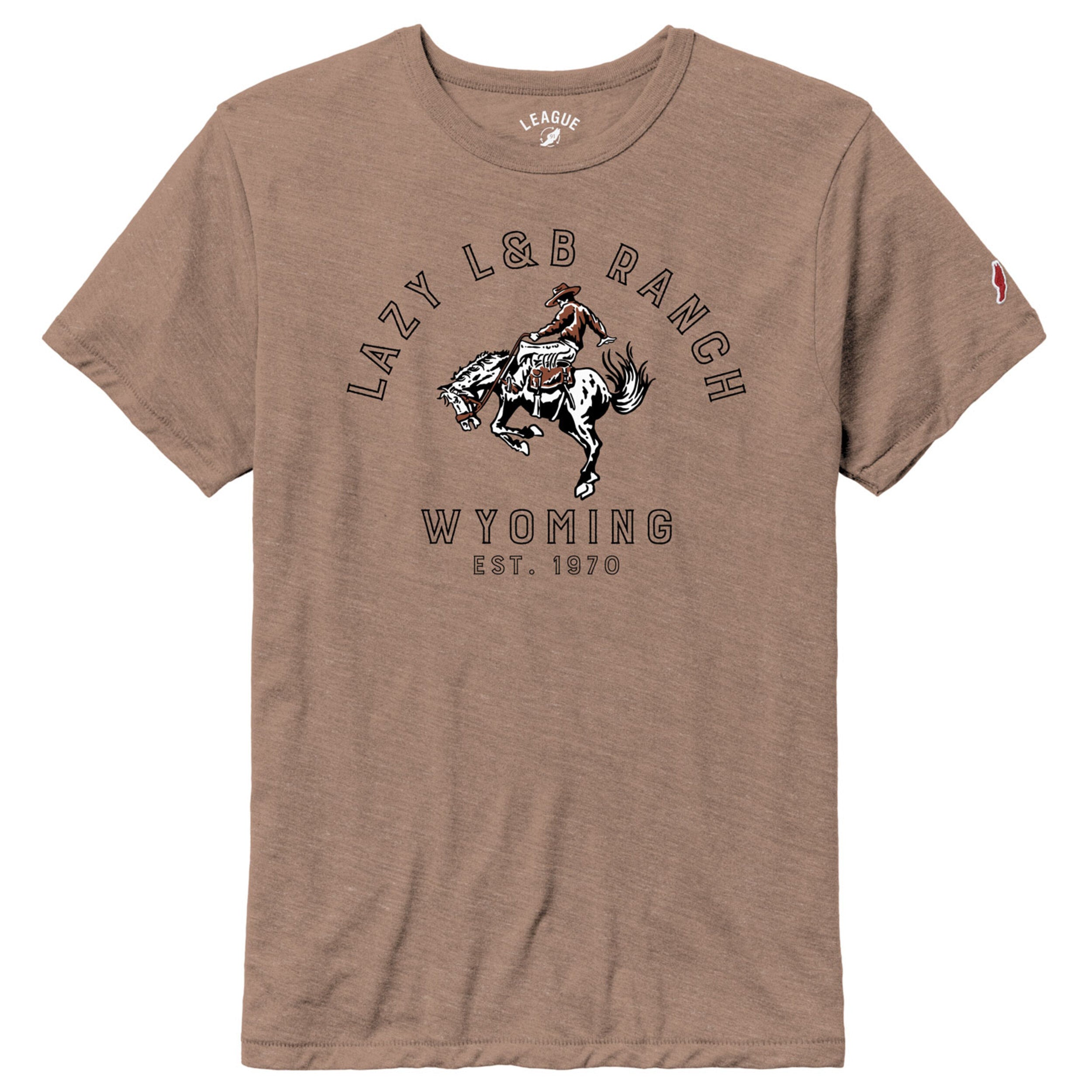 Bucking Horse Tee - Taupe