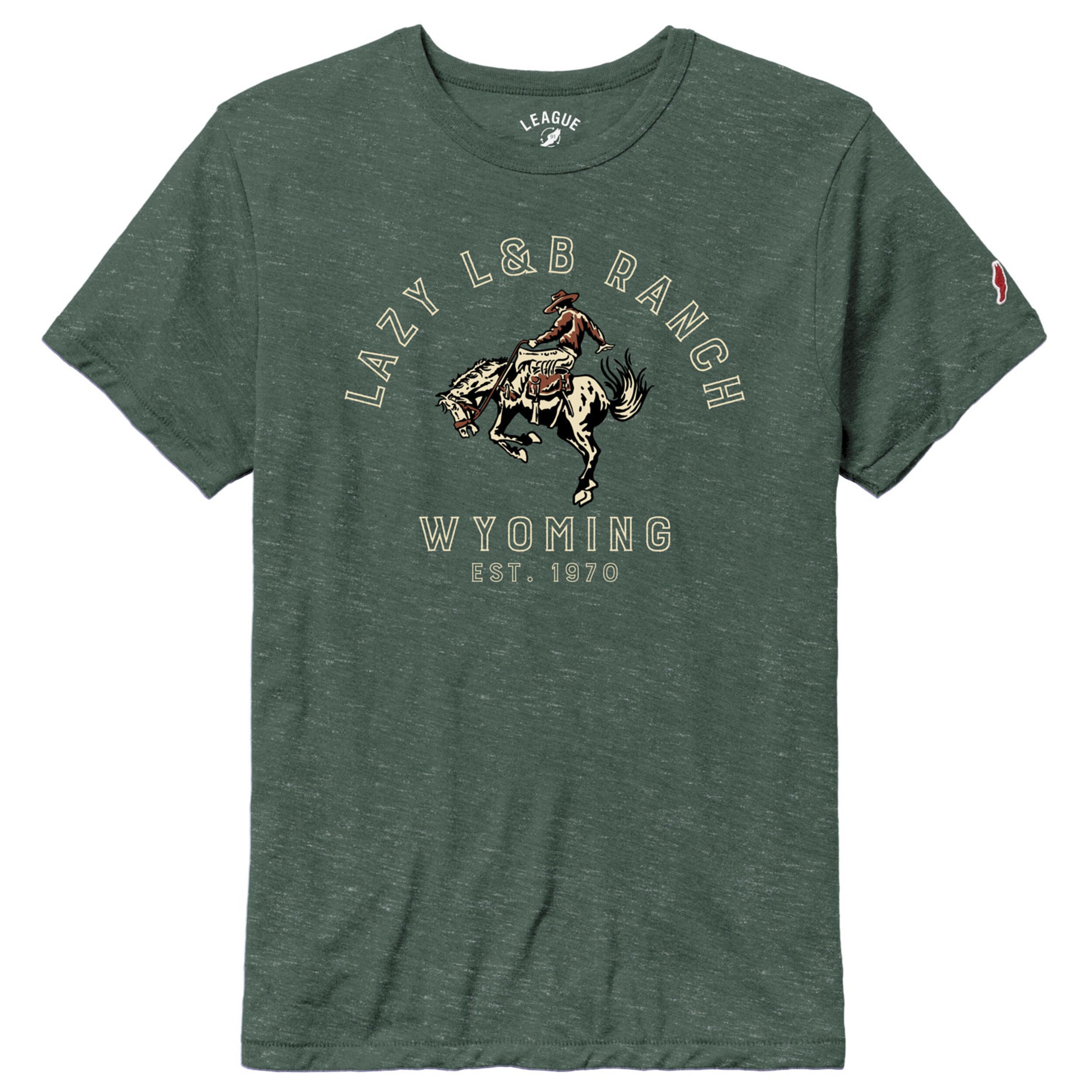 Bucking Horse Tee - Hunter Green