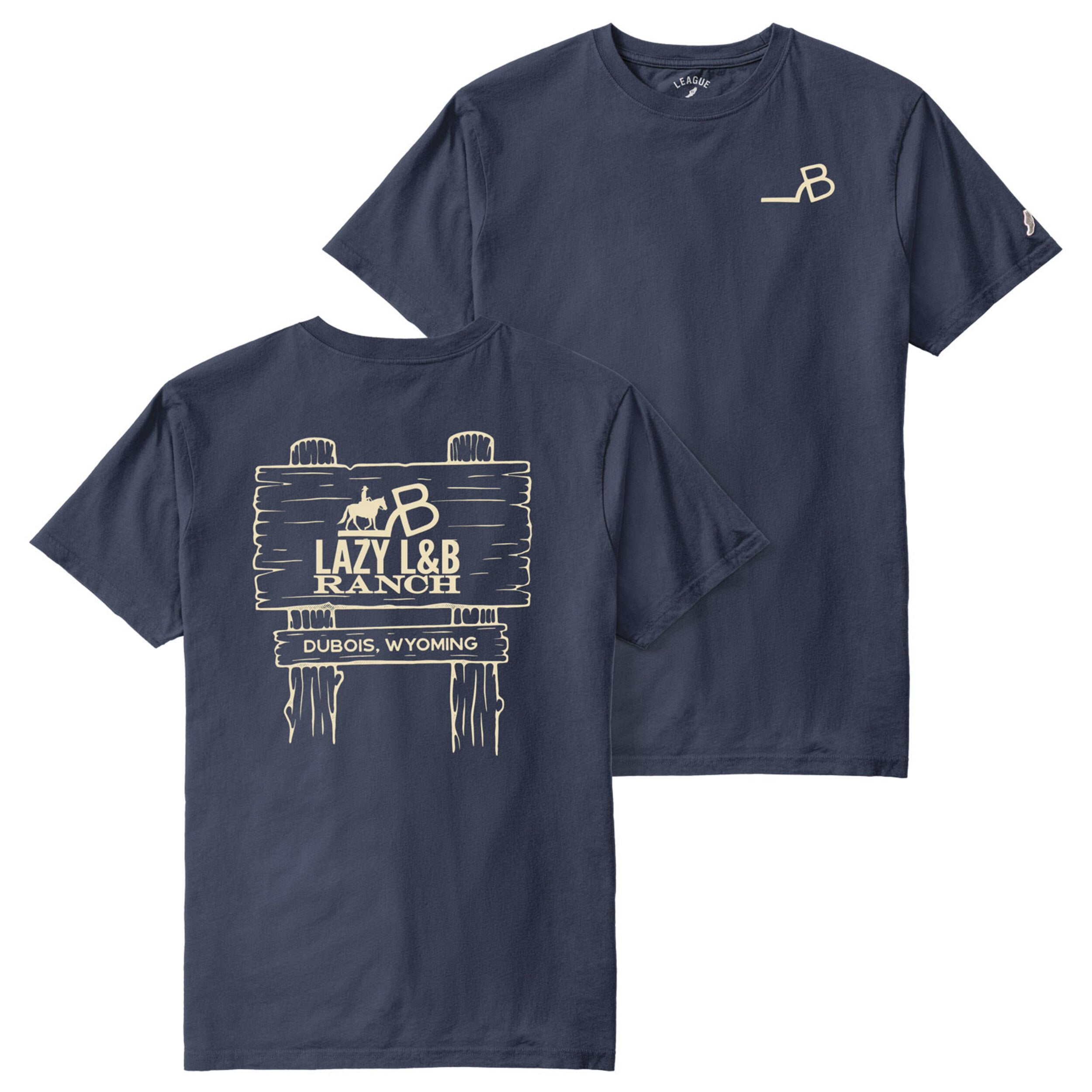 Ranch Sign Tee - Navy