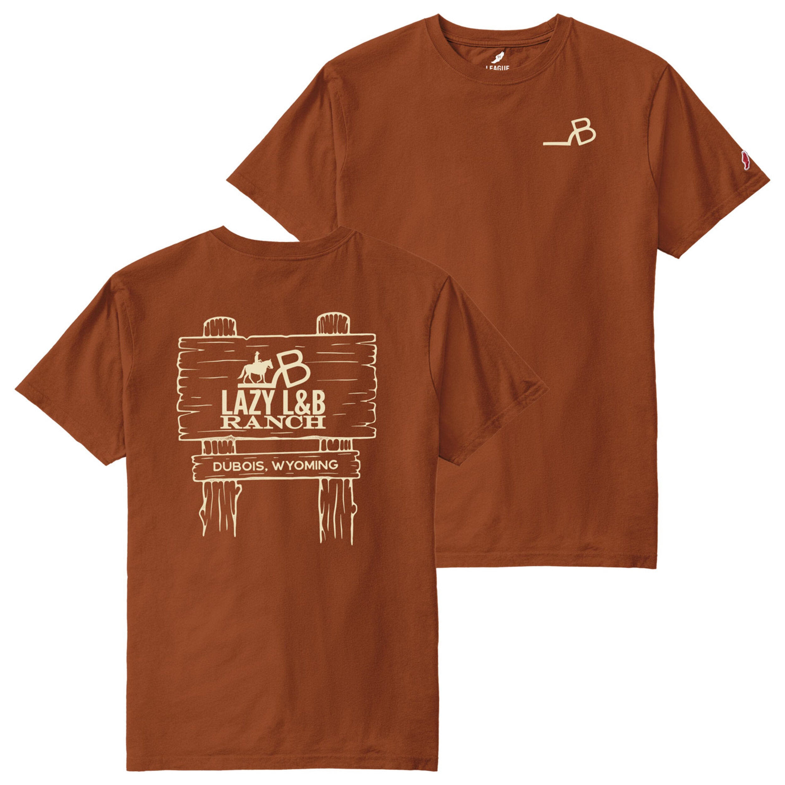 Ranch Sign Tee - Rust