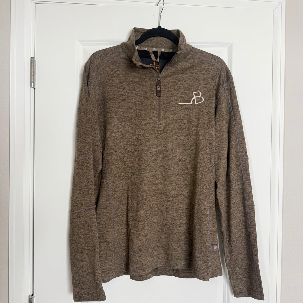 Embroidered Quarter Zip