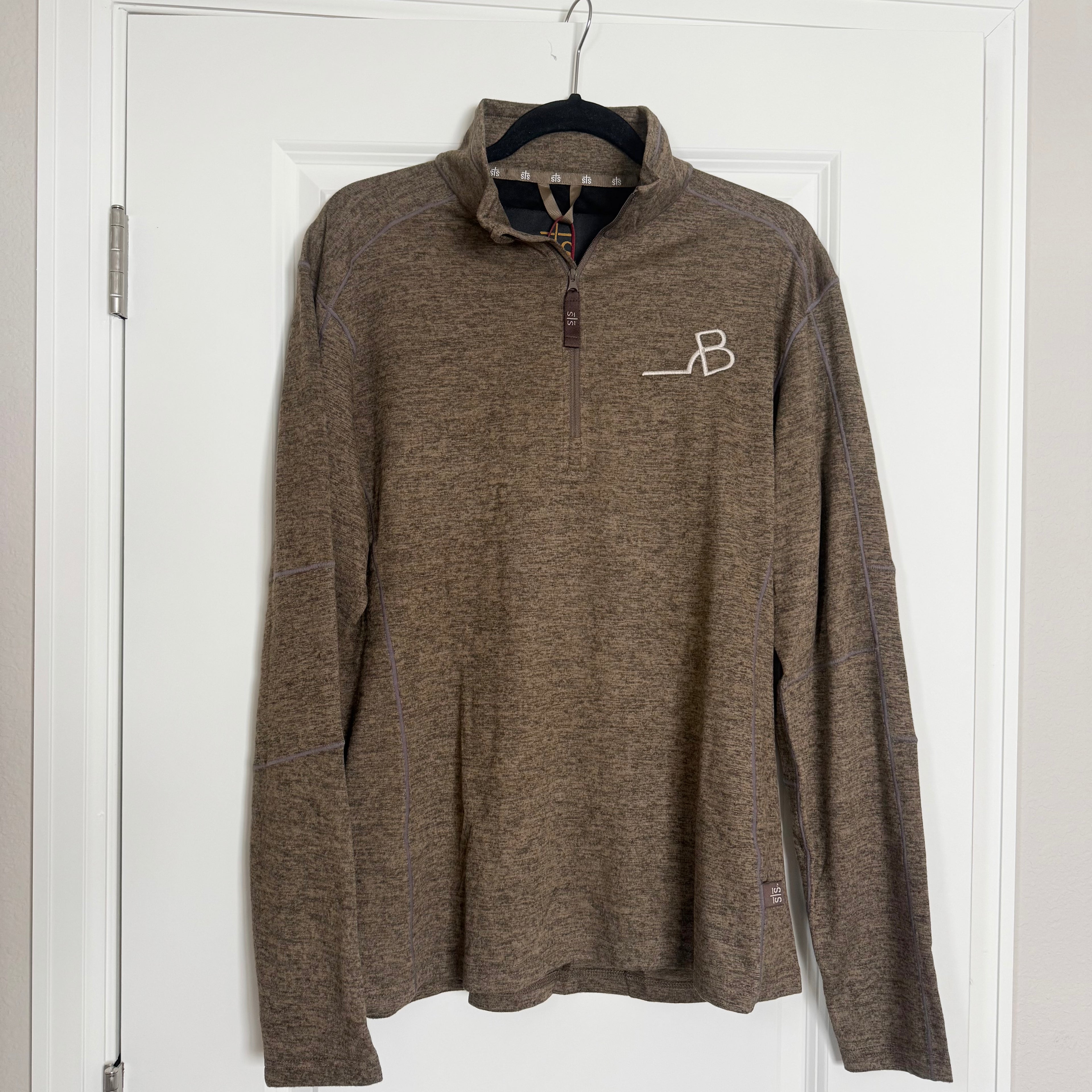 Embroidered Quarter Zip